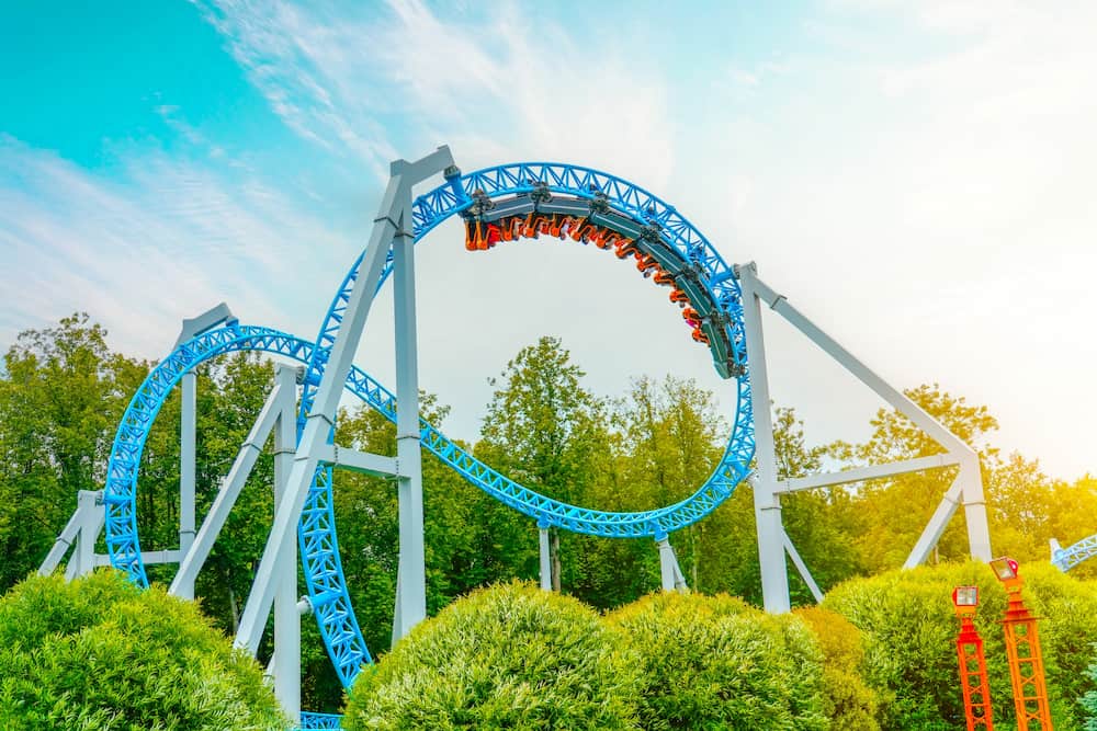 สวนสนุก สถานที่ที่ใช้รถกอล์ฟมือสอง 14 ที่นั่ง